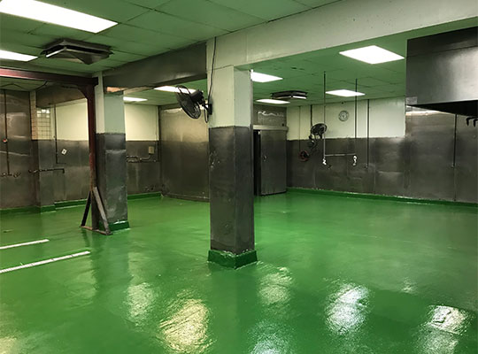 薄型抗静电聚氨酯砂浆自流平地坪